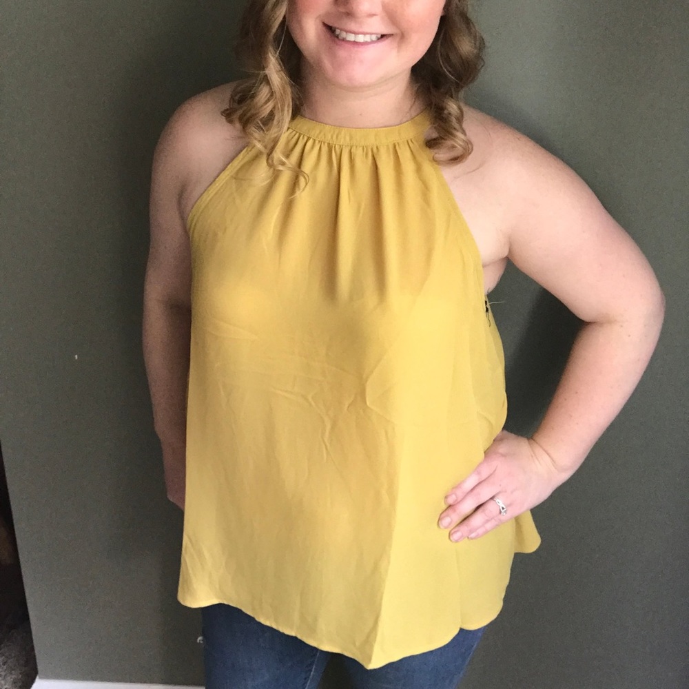 Ruffle Back Tank